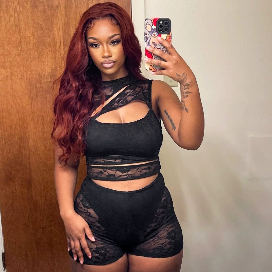 Tropical oasis lace jumpsuit CJS125 images